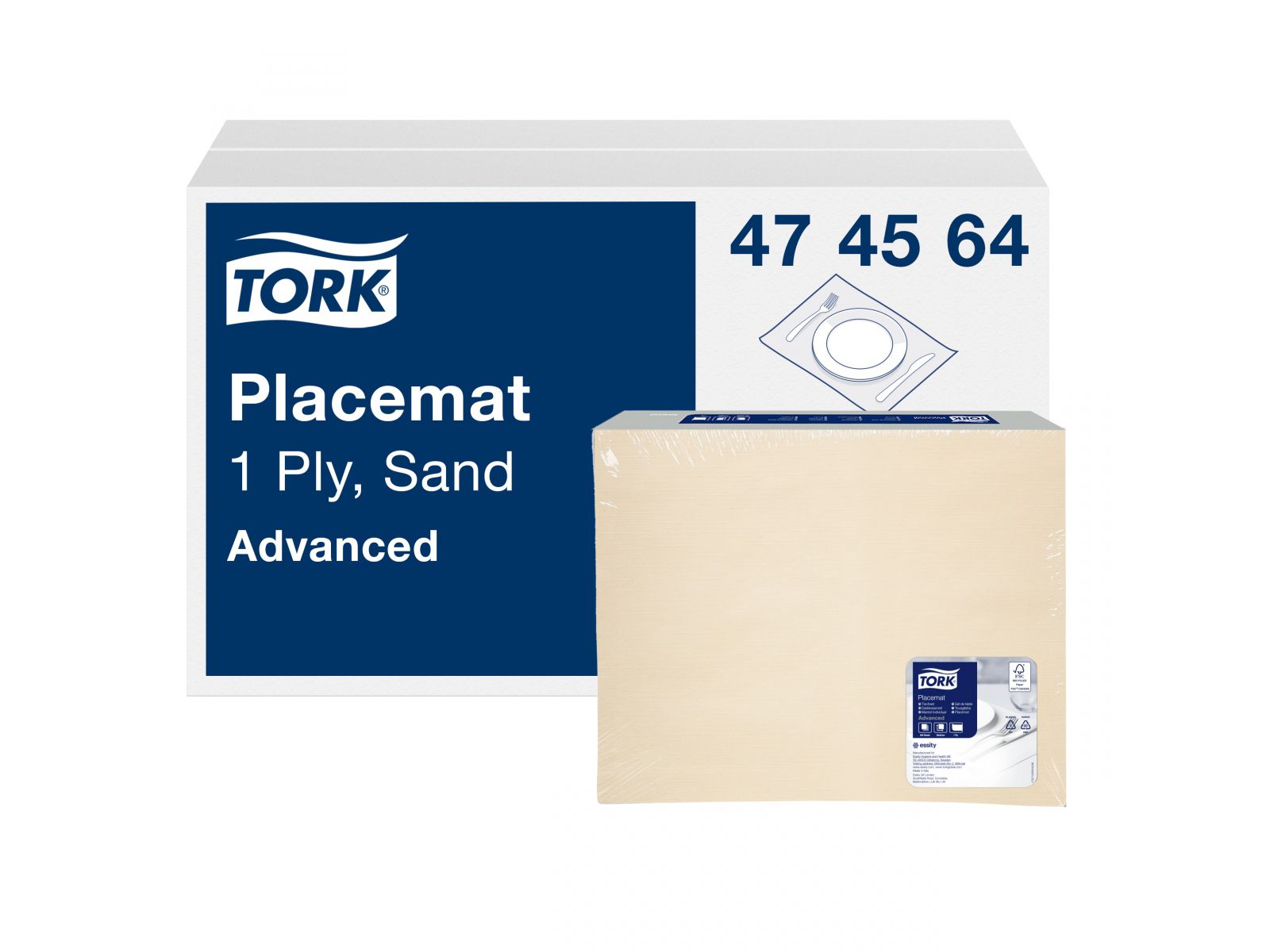 Podkładka obiadowa TORK PIASKOWA 474564 500 szt